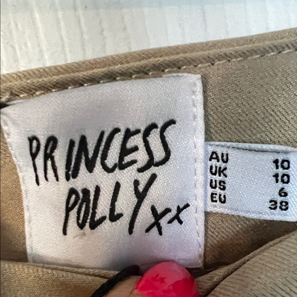 Princess Polly Camel Mini Skirt - Picture 2 of 4